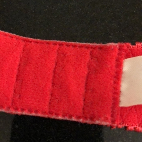 Partners Intimates Red and Black Underwire Lightly Padded Bra Size 36 C - Picture 9 of 9